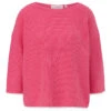 Comma Damen 3/4 Arm Pullover Raspberry Pink -Wellensteyn Shop comma strickpullover rosa 4425
