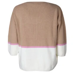 Comma Damen 3/4 Arm Pullover Brown 5 Comma Damen 3/4 Arm Pullover Brown -Wellensteyn Shop comma strickpullover weiC39F beige 84X0 hinten