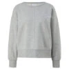 Comma Damen Sweatshirt Grey Black Placed -Wellensteyn Shop comma sweatshirt grau 99E2 ansicht