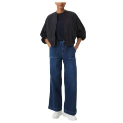 Comma Damen T-Shirt Blue -Wellensteyn Shop comma t shirt blau 5996 model