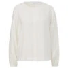 Comma Damen Langarm Bluse Off White Creme -Wellensteyn Shop comma t shirt weiss 0120