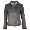 Gipsy (by Mauritius) Damen Lederjacke Kandy Dusty Blue -Wellensteyn Shop gipsy jacke gwkandy s22 lamov grau ansicht 01