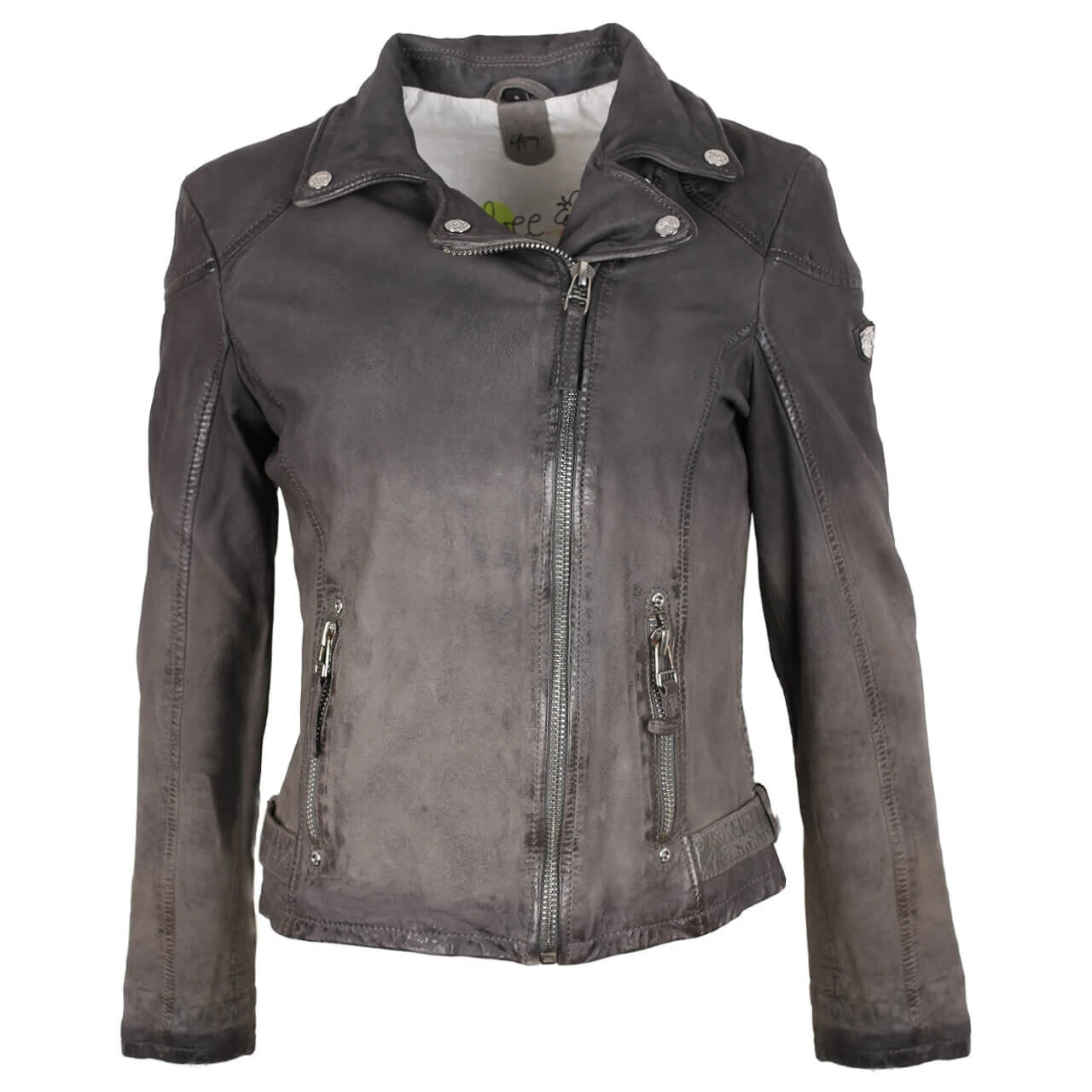 Gipsy (by Mauritius) Damen Lederjacke Kandy Dusty Blue 3 Gipsy (by Mauritius) Damen Lederjacke Kandy Dusty Blue