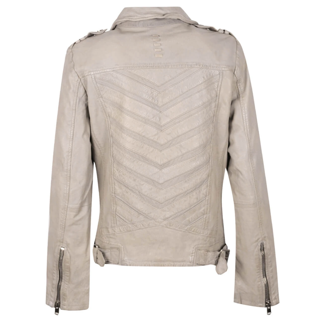 Gipsy (by Mauritius) Damen Lederjacke Narin Light Grey 4 Gipsy (by Mauritius) Damen Lederjacke Narin Light Grey – Bild 2