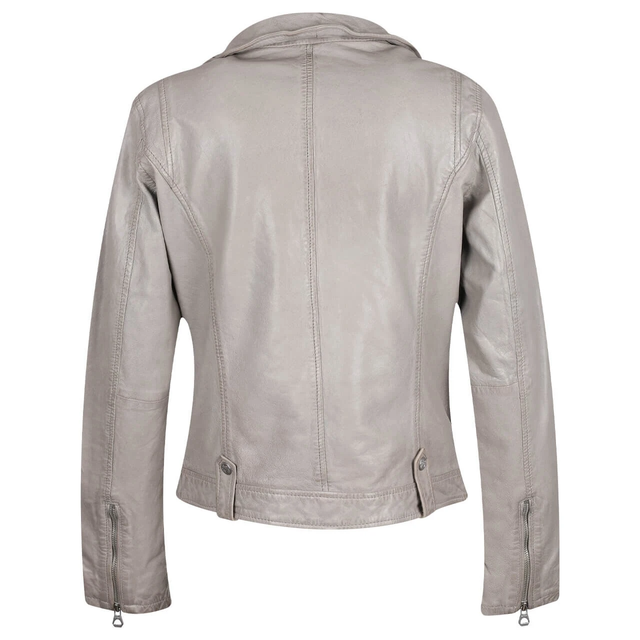Gipsy (by Mauritius) Damen Lederjacke Faye Silver Grey 4 Gipsy (by Mauritius) Damen Lederjacke Faye Silver Grey – Bild 2