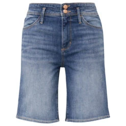 S.Oliver Damen Jeans Bermuda Betsy Mid Blue Used -Wellensteyn Shop jeans s oliver betsy shorts blau 57z3 ansicht vorne