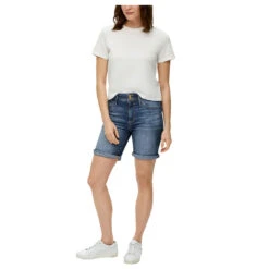 S.Oliver Damen Jeans Bermuda Betsy Mid Blue Used -Wellensteyn Shop jeans s oliver betsy shorts blau 57z3 model