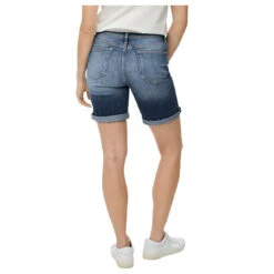 S.Oliver Damen Jeans Bermuda Betsy Mid Blue Used -Wellensteyn Shop jeans s oliver betsy shorts blau 57z3 model hinten