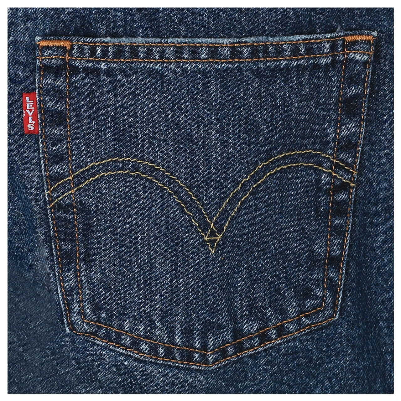 Levis Levi's® 501 Cropped 7/8 Damen Jeans Dark Blue 5 Levis Levi's® 501 Cropped 7/8 Damen Jeans Dark Blue – Bild 3