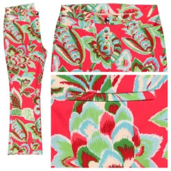 MAC Aida Kick 7/8 Hose Light Red Pink Printed