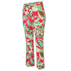 MAC Aida Kick 7/8 Hose Light Red Pink Printed -Wellensteyn Shop mac jeans aida kick rosa 896b ansicht