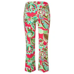 MAC Aida Kick 7/8 Hose Light Red Pink Printed -Wellensteyn Shop mac jeans aida kick rosa 896b ansicht hinten