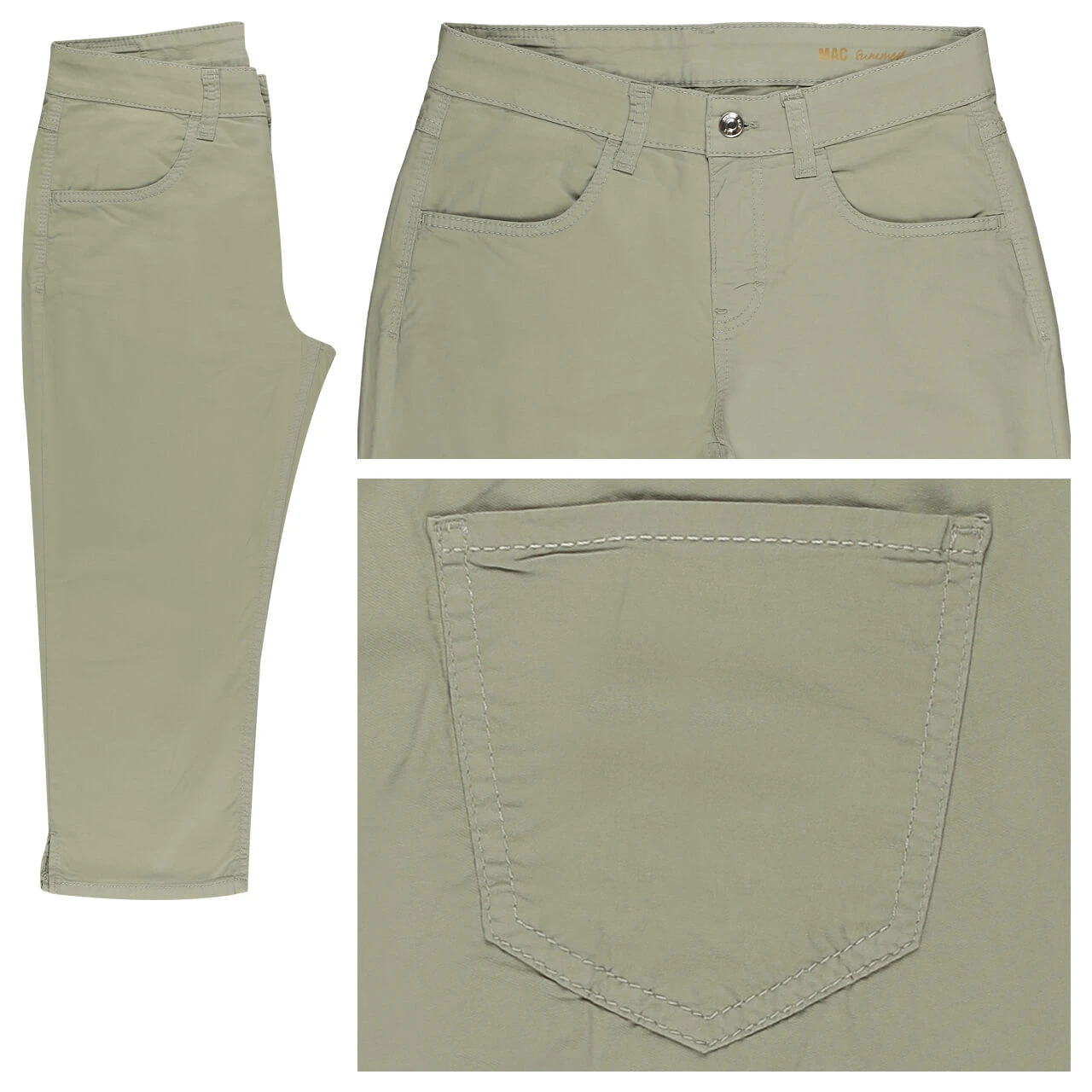 MAC Capri 3/4 Baumwollhose Dried Rosemary Summer 3 MAC Capri 3/4 Baumwollhose Dried Rosemary Summer