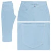 MAC Capri 3/4 Baumwollhose Sky Blue Summer -Wellensteyn Shop mac jeans capri summer clean sky blue 171r