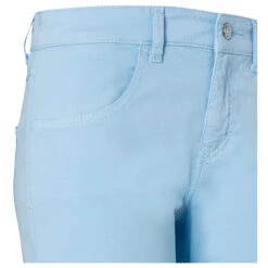 MAC Capri 3/4 Baumwollhose Sky Blue Summer 18 MAC Capri 3/4 Baumwollhose Sky Blue Summer -Wellensteyn Shop mac jeans capri summer clean sky blue 171r ansicht detail vorne