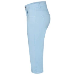MAC Capri 3/4 Baumwollhose Sky Blue Summer 16 MAC Capri 3/4 Baumwollhose Sky Blue Summer -Wellensteyn Shop mac jeans capri summer clean sky blue 171r ansicht seite
