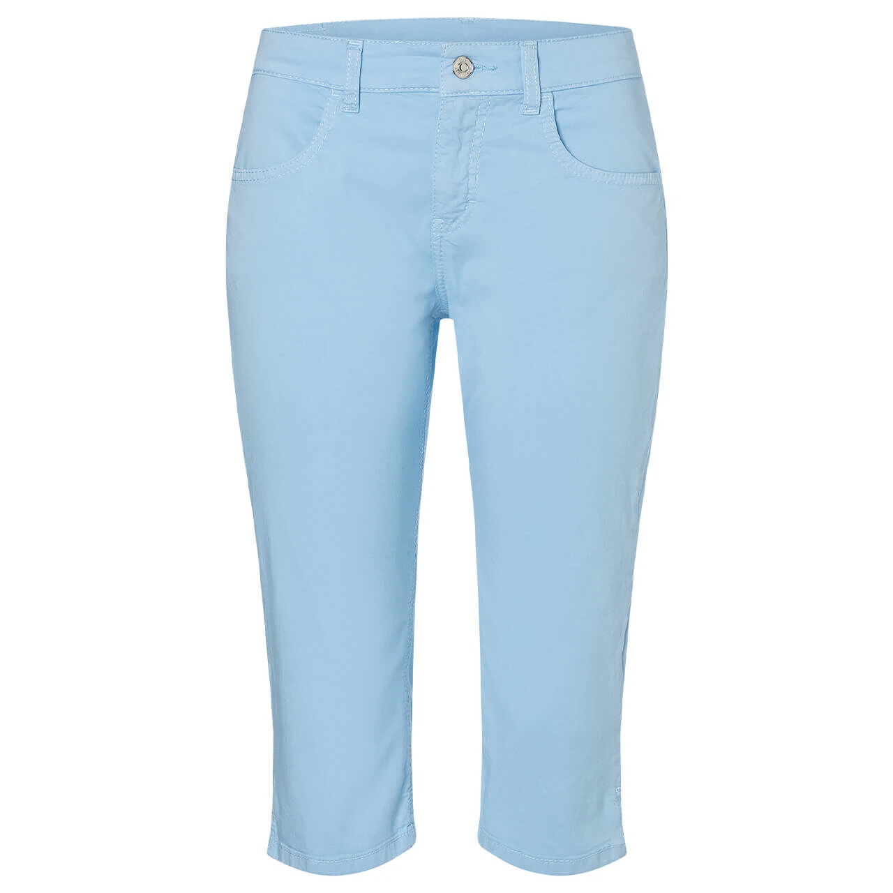 MAC Capri 3/4 Baumwollhose Sky Blue Summer 6 MAC Capri 3/4 Baumwollhose Sky Blue Summer – Bild 4
