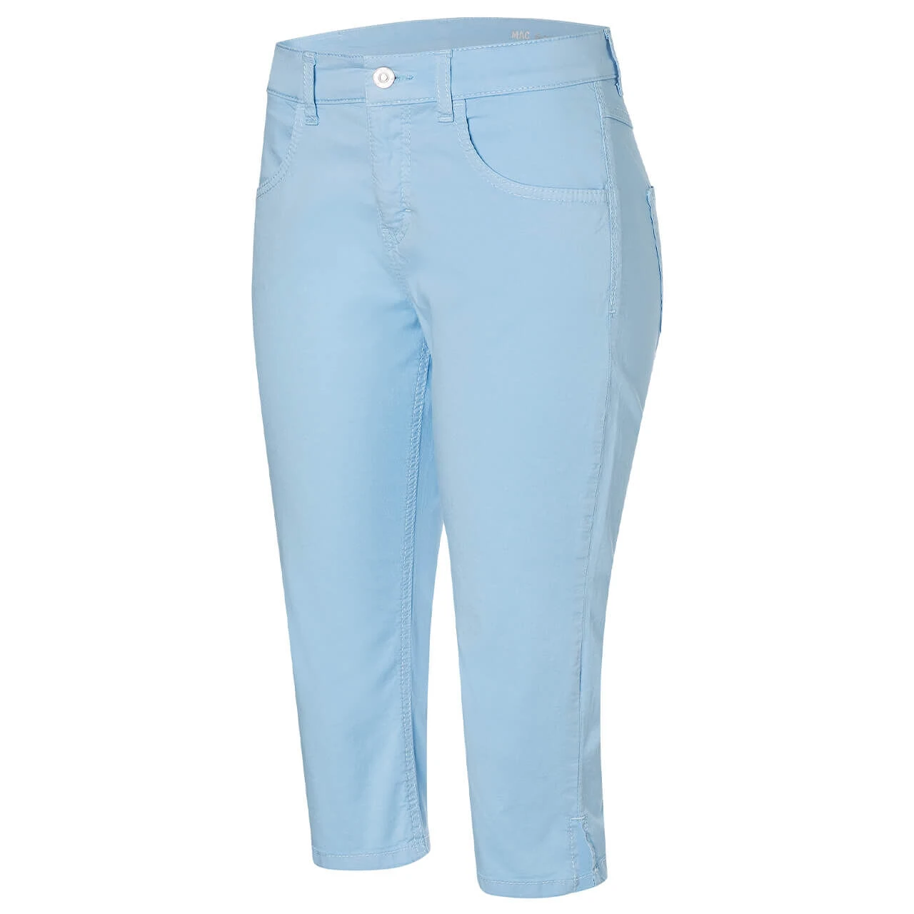 MAC Capri 3/4 Baumwollhose Sky Blue Summer 7 MAC Capri 3/4 Baumwollhose Sky Blue Summer – Bild 5