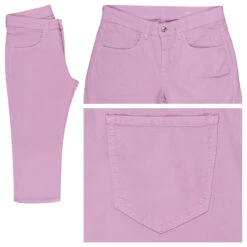 MAC Capri 3/4 Baumwollhose Lavender Summer