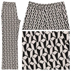 MAC Chiara Hose Ecru Printed