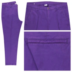MAC Chino 7/8 Baumwollhose Royal Violet