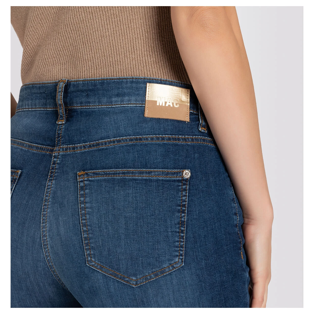 MAC Culotte 7/8 Jeans Authentic Mid Blue Washed 12 MAC Culotte 7/8 Jeans Authentic Mid Blue Washed – Bild 10