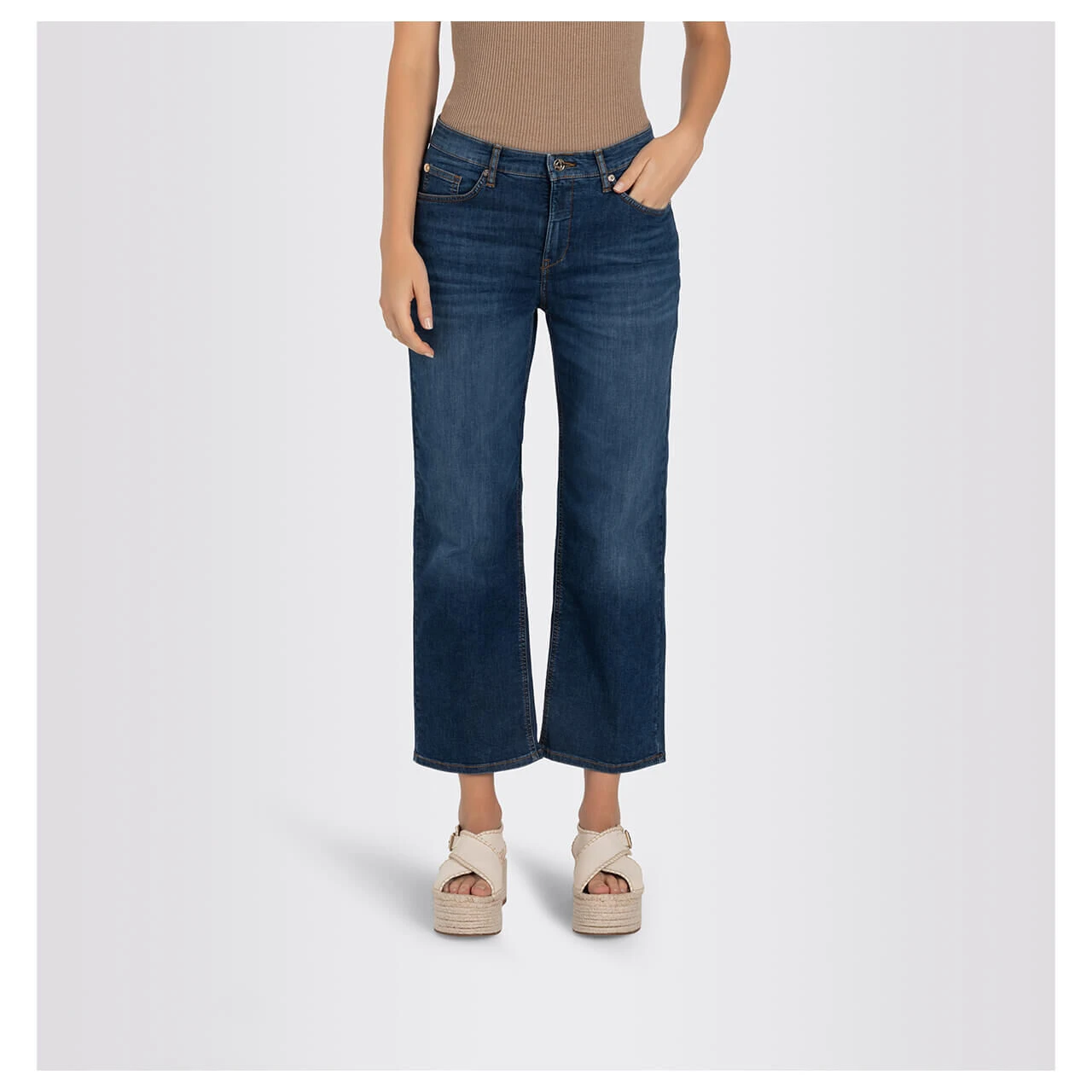 MAC Culotte 7/8 Jeans Authentic Mid Blue Washed 8 MAC Culotte 7/8 Jeans Authentic Mid Blue Washed – Bild 6