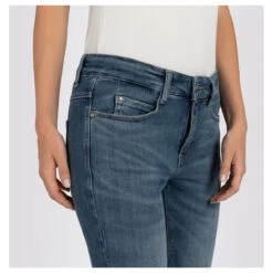 MAC Dream Boot Jeans Blue Light Used -Wellensteyn Shop mac jeans dream boot authentic blau d472 ansicht detail