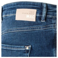 MAC X Sylvie Meis Dream Skinny Jeans Authentic Blue 19 MAC X Sylvie Meis Dream Skinny Jeans Authentic Blue -Wellensteyn Shop mac jeans dream skinny authentic blau d658 ansicht detail hinten