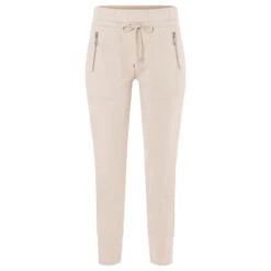 MAC Easy Ankle Baumwollhose Ivory -Wellensteyn Shop mac jeans easy active beige 208r ansicht vorne