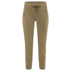 MAC Easy Ankle Baumwollhose Martini Olive -Wellensteyn Shop mac jeans easy active khaki 358r ansicht vorne