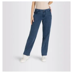MAC Gracia Jeans Mid Blue Basic -Wellensteyn Shop mac jeans gracia blau d690 ansicht detail vorne