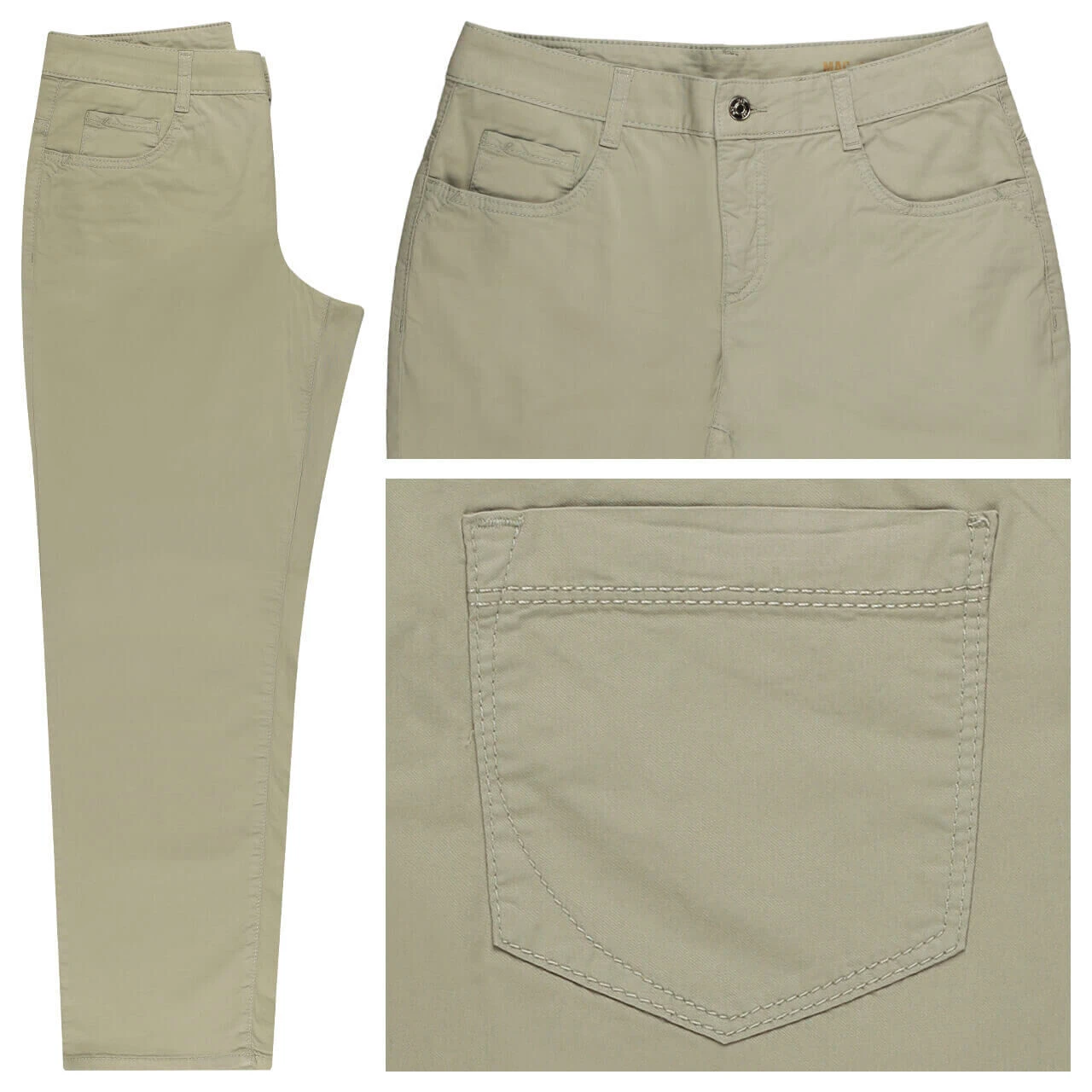 MAC Gracia Baumwollhose Dried Rosemary 3 MAC Gracia Baumwollhose Dried Rosemary
