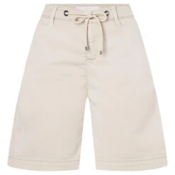 MAC Jogn Short Baumwoll Bermuda Ivory -Wellensteyn Shop mac jeans jog n short beige 208w ansicht vorne