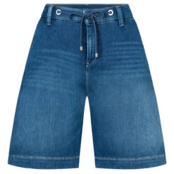 MAC Jogn Short Baumwoll Bermuda Mid Blue Cool Washed 17 MAC Jogn Short Baumwoll Bermuda Mid Blue Cool Washed -Wellensteyn Shop mac jeans jog n short blau d507 ansicht vorne