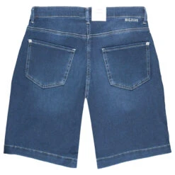 MAC Jogn Short Baumwoll Bermuda Mid Blue Cool Washed 13 MAC Jogn Short Baumwoll Bermuda Mid Blue Cool Washed -Wellensteyn Shop mac jeans jog n short blau d507 hinten