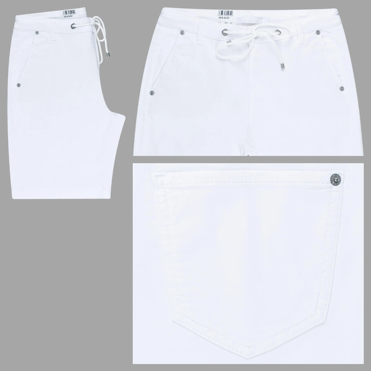 MAC Jogn Short Baumwoll Bermuda White Denim 3 MAC Jogn Short Baumwoll Bermuda White Denim