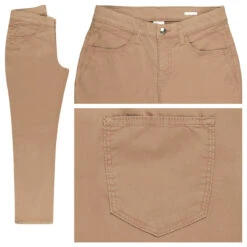 MAC Melanie 7/8 Baumwollhose Desert