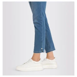 MAC Melanie 7/8 Jeans Mid Blue Authentic Wash -Wellensteyn Shop mac jeans melanie summer 7 8 blau d473 model detail seite