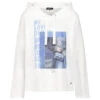 Monari Damen Hoodie Sweatshirt Off White Denim Love -Wellensteyn Shop monari denim love pullover weiss 102