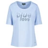 Monari Damen T-Shirt Light Blue Glitter