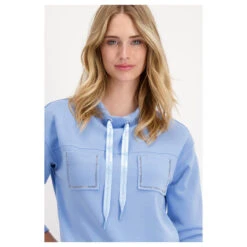 Monari Damen Sweatshirt Waterfall Glitter 13 Monari Damen Sweatshirt Waterfall Glitter -Wellensteyn Shop monari pullover backstage blau 742 model detail