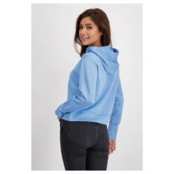 Monari Damen Hoodie Sweatshirt Waterfall -Wellensteyn Shop monari pullover backstage hellblau 742 model hinten