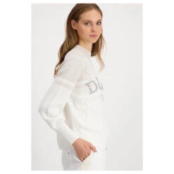 Monari Damen Pullover Cashew Glitter -Wellensteyn Shop monari pullover city of glamour weiss 153 model seite