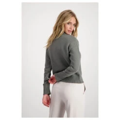 Monari Damen Rollkragen Pullover Frosty Green 11 Monari Damen Rollkragen Pullover Frosty Green -Wellensteyn Shop monari pullover frozen green 637 model hinten