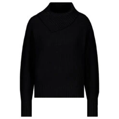 Monari Damen Rollkragen Pullover Black