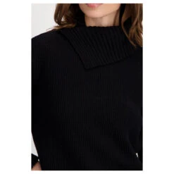 Monari Damen Rollkragen Pullover Black -Wellensteyn Shop monari pullover rollkragen schwarz 999 detail