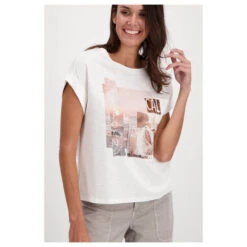 Monari Damen T-Shirt California Off White -Wellensteyn Shop monari t shirt weiss 102 front