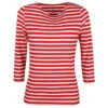Munich Freedom Damen 3/4 Arm Shirt Red/offwhite -Wellensteyn Shop munich freedom 3 4 arm ringelshirt rot offwhite 13234