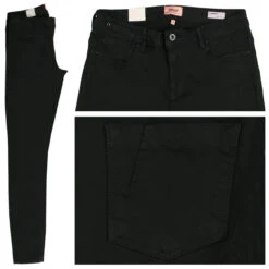 Only Carmen Regular Skinny Jeans Forever Black